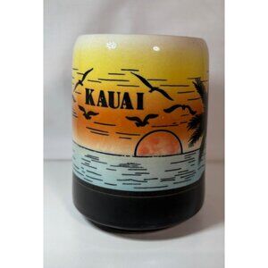 Vintage Hawaii Kauai Coffee Mug Made in Japan Beach Sunset Ocean 8oz